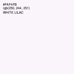 #FAF4FB - White Lilac Color Image